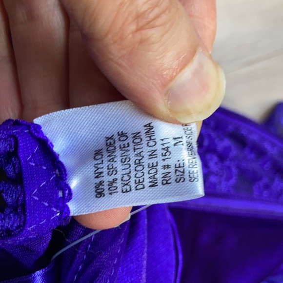 NWT Vintage wire  Bra top/ garter lace up detail M - Picture 17 of 17